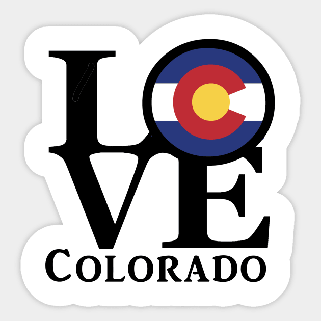 Colorado LOVE Sticker by homebornlove